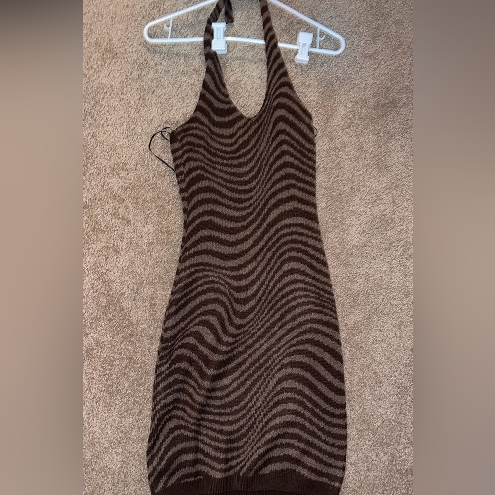 Knit Halterneck Dress
